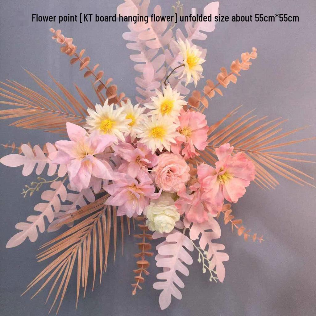 Большой набор для украшения свадебной дорожки и Т-сцены из шелковых цветов