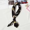 Gifts Elegant Women Silk Feel Satin Square Scarf Head Neck Hair Tie Band