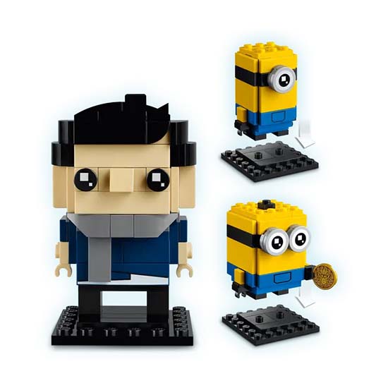 LEGO Набор Minions Brickheadz Gru, Стюарт и Отто 40420