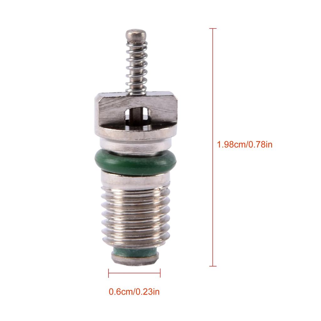 10 шт. AC R134A сердечник клапана автомобильный кондиционер сердечники иглы ремонтный комплект термостойкие автомобильные аксессуары Herramientas