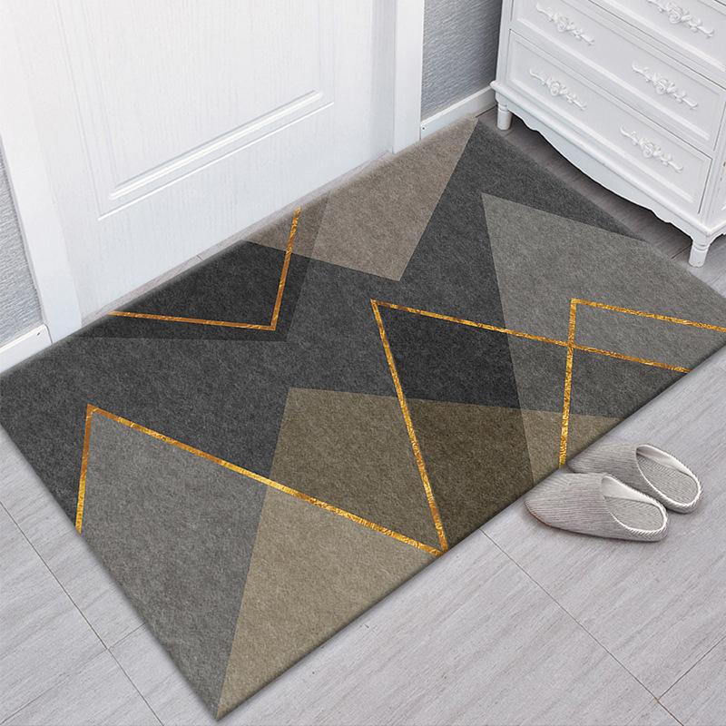 Ковер Современный и минималистский коврик для двери в гостиную и ванную комнату, коврик для входа
