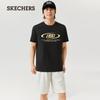Skechers Унисекс хлопковая футболка с коротким рукавом
