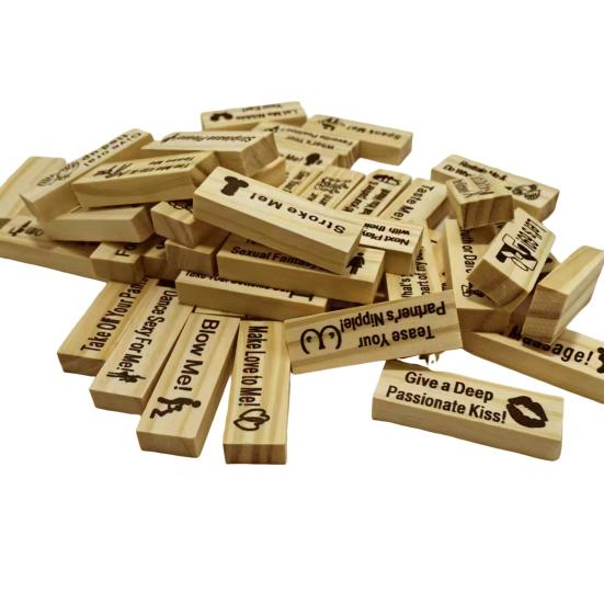 Набор блоков для свиданий «Башня» для взрослых. Набор сборных строительных блоков. Игра «Башня» для пар. Вечер свиданий.