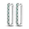 Серьги-кольца из серебра 925 пробы, сверкающие, в форме буквы U, со звездами и луной, модные серьги, ювелирные изделия, подарок для женщин, девушек, вечеринок, помолвок