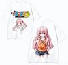Футболка для фаната аниме LoveRu Харадзюку Хлопок Новая Модель Уличная Мода Ретро Оверсайз Унисекс Для Пары Высокое Качество Классика