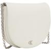 New CALVIN KLEIN Synthetic Material Crossbody Bags Women's Ivory White DP1705-115
