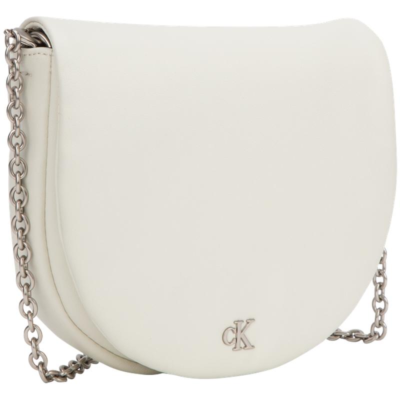 New CALVIN KLEIN Synthetic Material Crossbody Bags Women's Ivory White DP1705-115