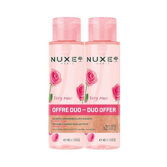 Nuxe Very Rose Duo успокаивающая мицеллярная вода 800 мл
