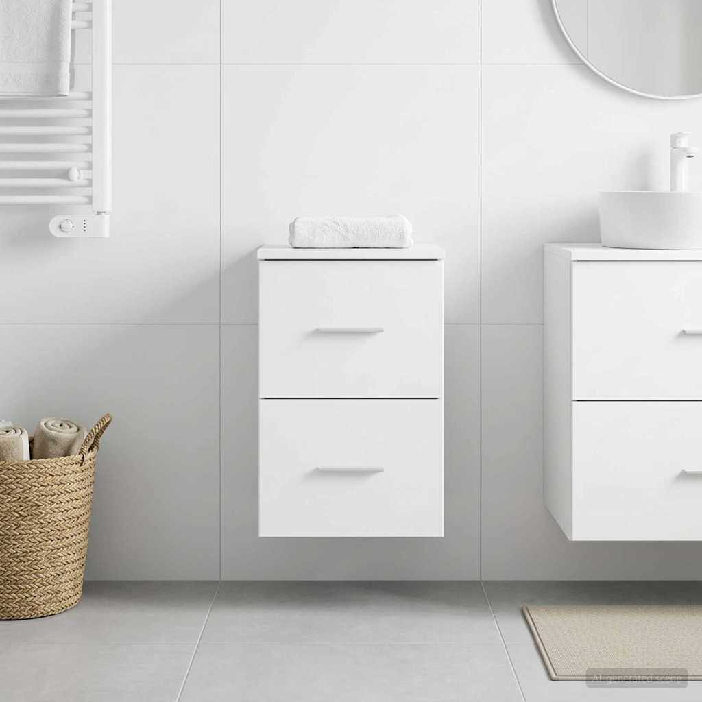 Bathroom Cabinet Inzwischen White 30 x 35 x 50 cm Particleboard
