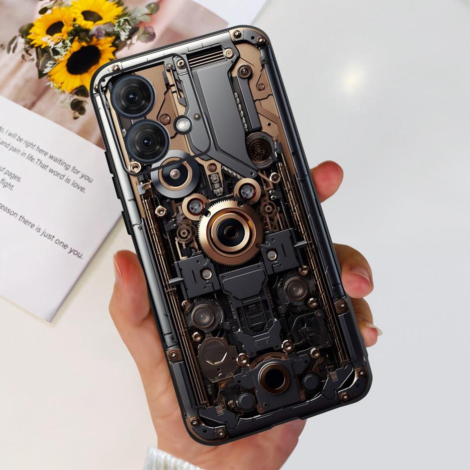 For Motorola Moto G84 G54 5G Case Fashion Flower Butterfly Shockproof Silicone Soft Slim Back Cover For Motorola Moto G14 Bumper