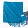 New Solid Color Maillard Imitation Cashmere Scarf for Women Autumn and Winter High End Warm Shawl Simple Scarf
