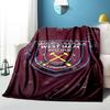 West Football Printed Throws Blanket Soft Flannel Blankets for Couch Bed Gifts for Men Women Picnic blanket Christmas gifts