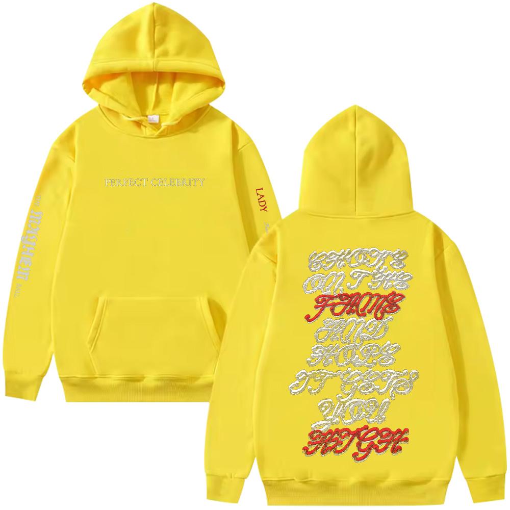 Идеальное худи знаменитости Мерч Леди Гаги Худи Мужская Женская Одежда Мода Эстетика Толстовка Повседневные Толстовки Хай-стрит