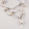 Atria's luxurious and stylish baroque pearl Y-shaped necklace, JONNEJJ0001WH