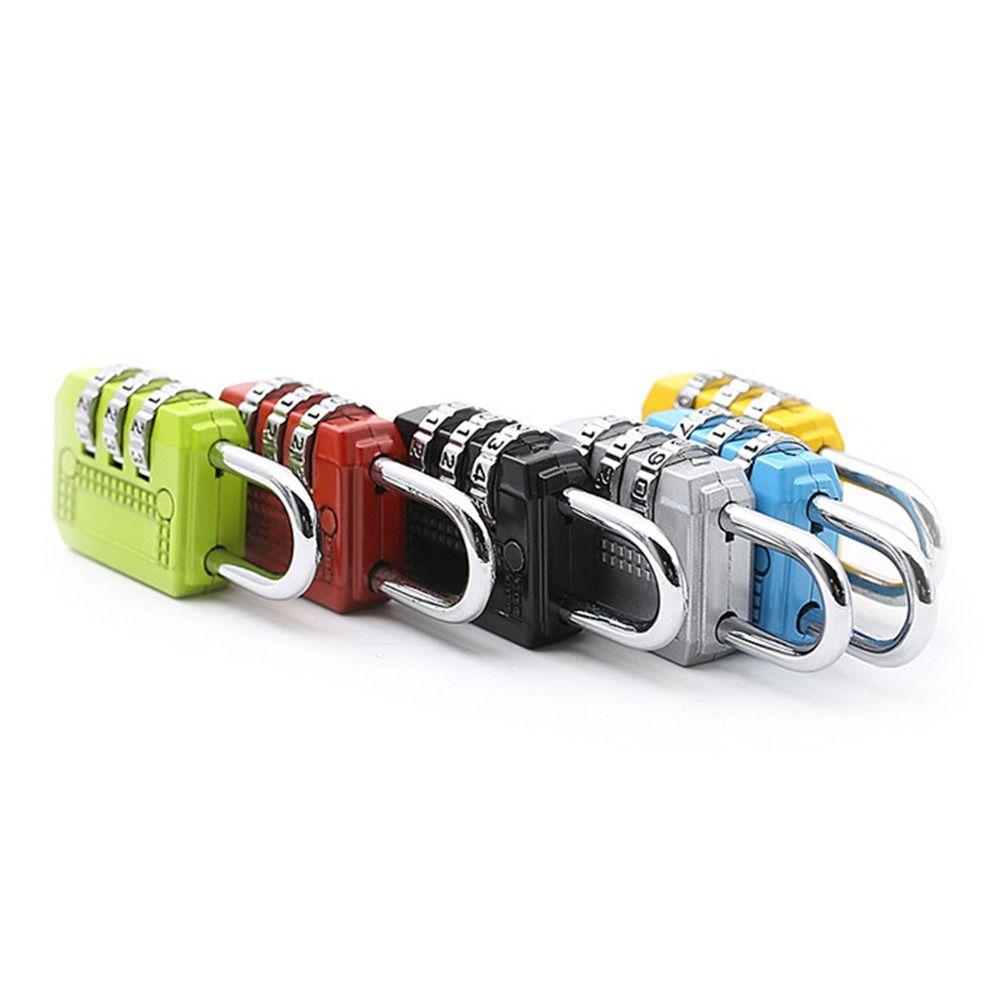 Lock 3 Dial Digit Password Lock Dormitory Cabinet Lock Backpack Zipper Lock Luggage Padlock