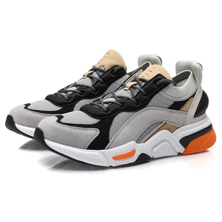 Низкие беговые кроссовки Li Ning Унисекс Серый Черный AGLP125-5