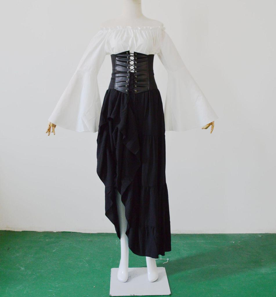 2019Wish Renaissance Medieval Long-Sleeve Dress for Women