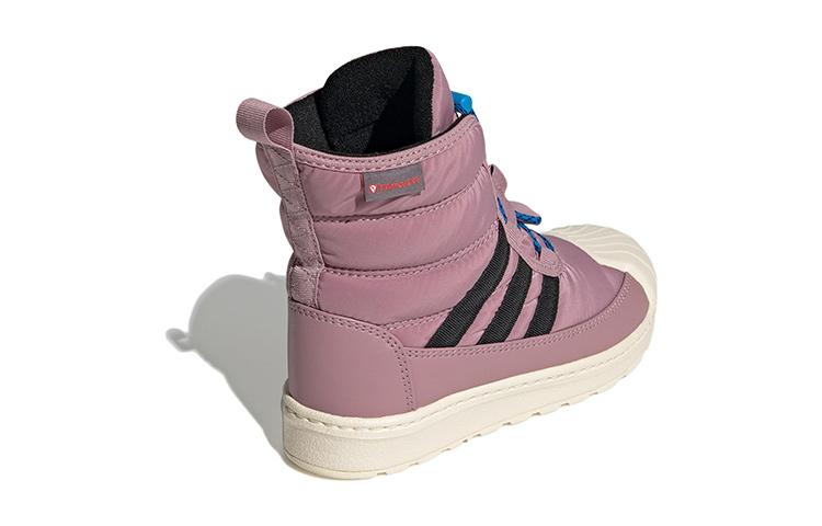 adidas Оригинальные ботинки SUPERSTAR 360 2.0 Устойчивые к износу и водонепроницаемые Фиолетовые Детские GV9065