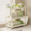 Light Luxury Countertop Kitchen Dish Drying Rack