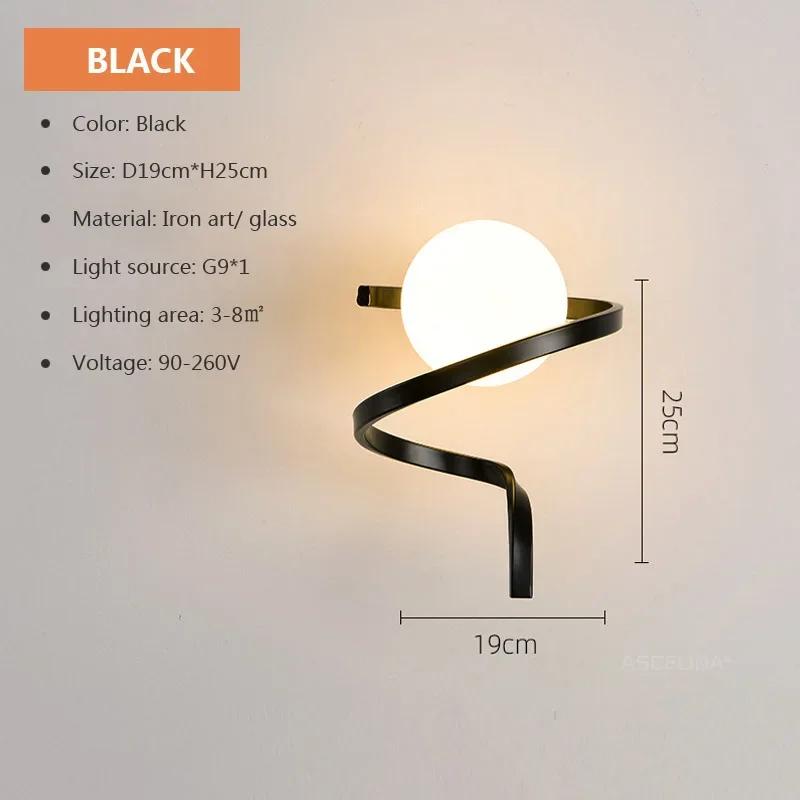 Светодиодный современный настенный светильник, простой настенный светильник для спальни, прикроватный светильник для гостиной, фоновая стена, лестница, коридор, ванная комната, зеркало, передний свет