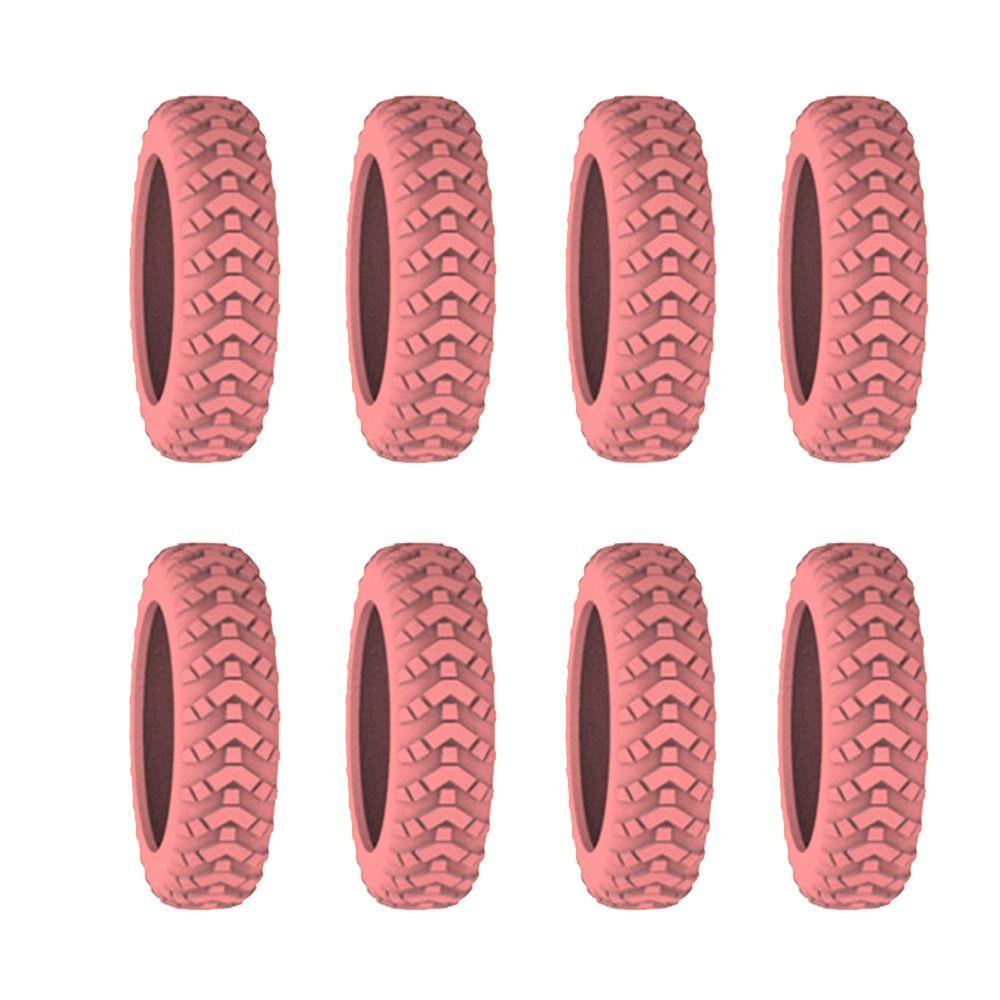 8PCS/Set Silicone Suitcase Wheels Protection Cover Trolley Box Casters Cover Luggage