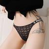 Sexy Women Panties Ultrathin Breathable Underwear Lace Love Jacquard Thong Low-waist G String Intimates Lingerie