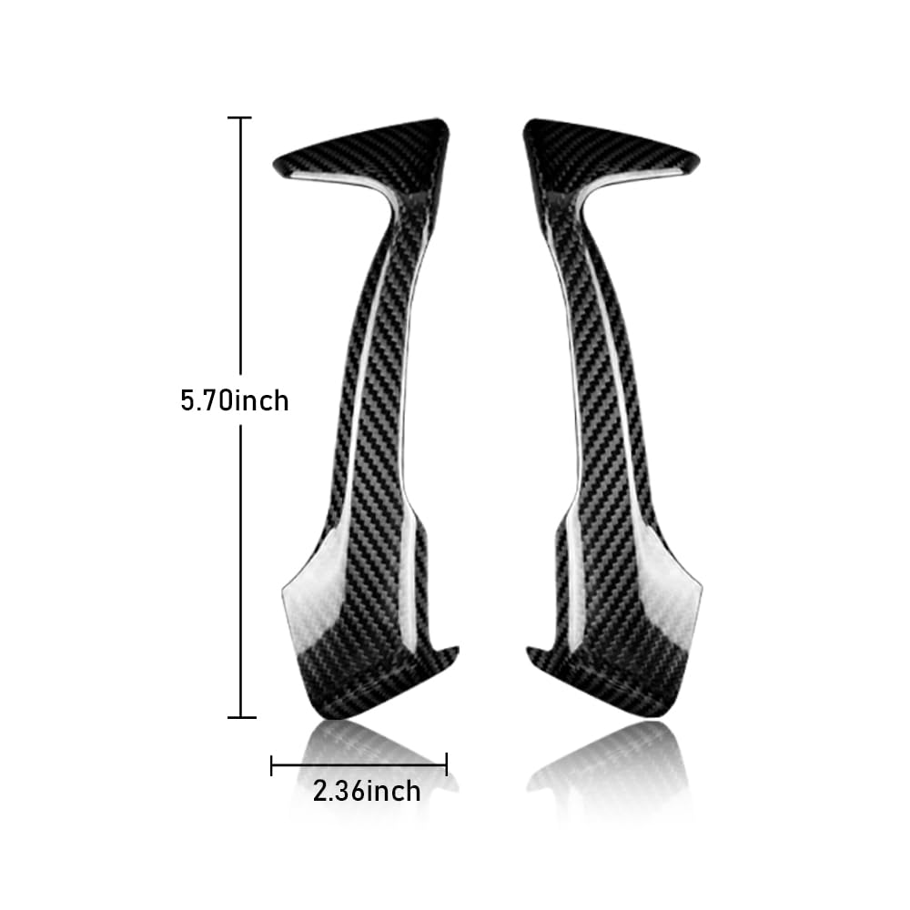 AIRSPEED Subaru BRZ ZC6 Toyota 86 ZN6 Exclusive Interior Parts Accessories Inner Door Grab Handle Cover Frame Carbon Fiber Stylish Dress Up Subaru BRZ