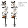 Holiday Lawn Art for Path Halloween Ghost Garden Stake, Cute Ghosts 2D Flat Metal Yard Theme Outdoor Decor Sign, Decoration Pathway Patio Front Porch