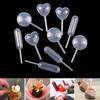 50pcs Mini Liquid Squeeze Droppers Disposable Jam Dropper For Cupcake Sauce Transfer Pipettes Droppers Cake Dessert Tools
