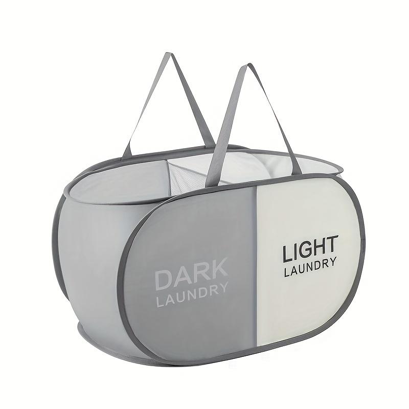 1 шт. Складная классифицированная корзина для белья, дышащая, с отделениями, для хранения грязной одежды, с ручкой, большой вместимости, мешок для белья