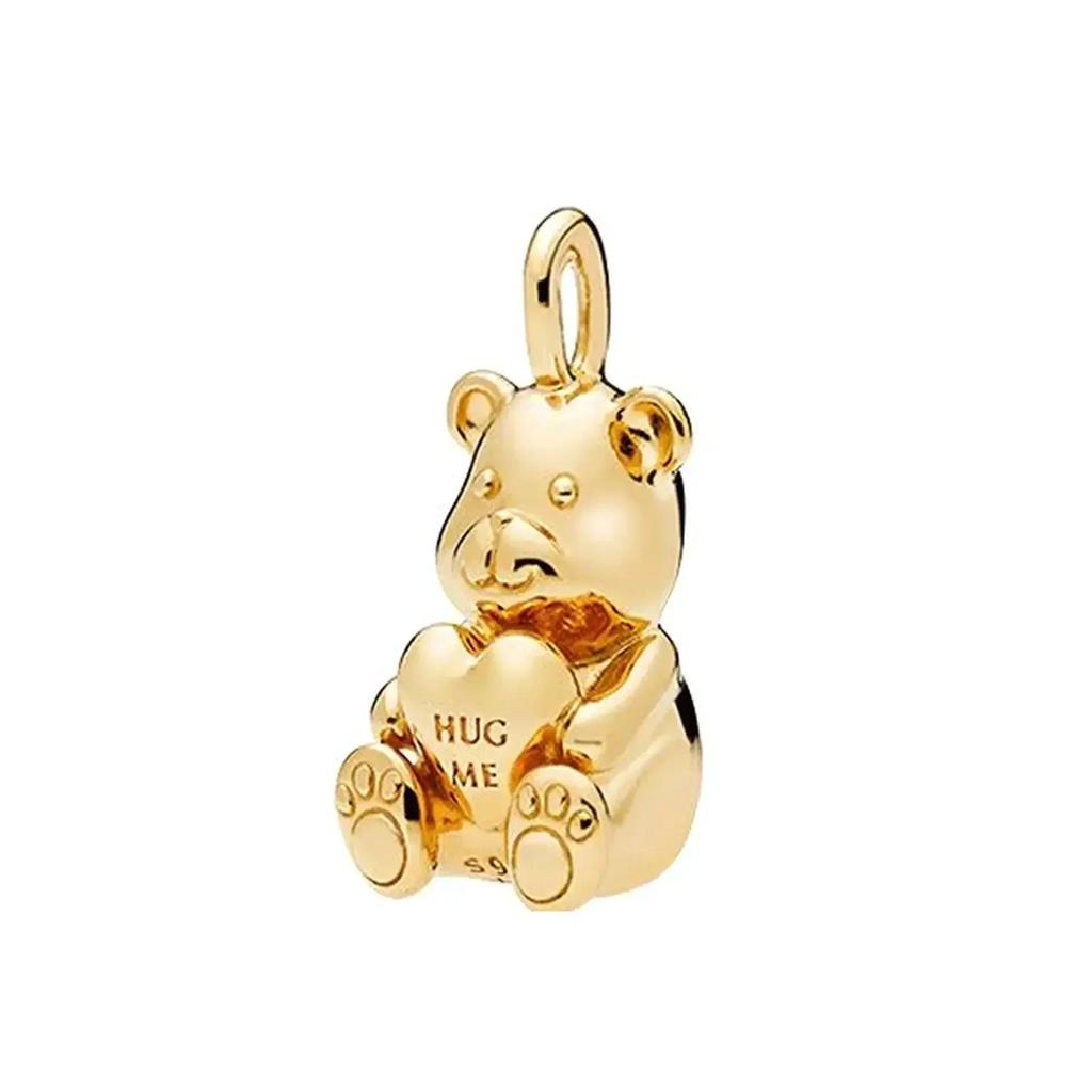 Роскошный золотой цвет серии S925, стерлинговое серебро, классический блестящий кулон «Древо жизни», подходит для оригинального браслета, подарок «сделай сам»