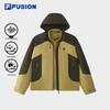 Fila Куртка с пэчворком из ткани и флиса