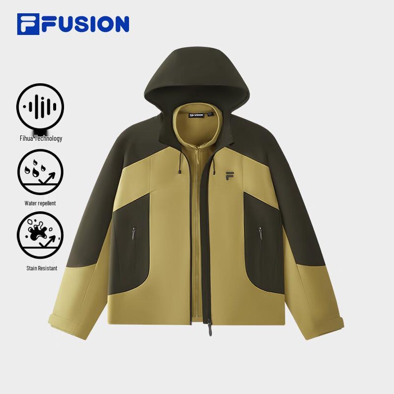 Fila Куртка с пэчворком из ткани и флиса