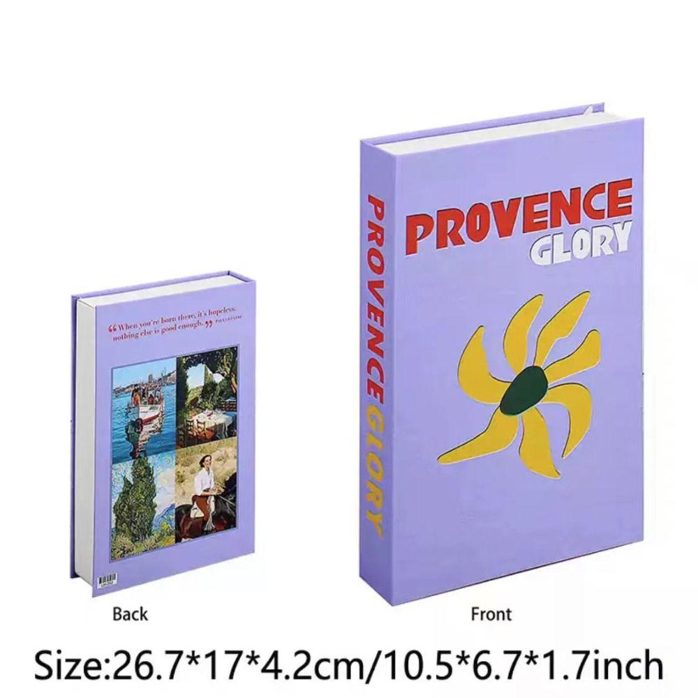 Украшение комнаты Художественная атмосфера Опора Книги Модель Коробка для хранения книг Моделирование книги Поддельные книги