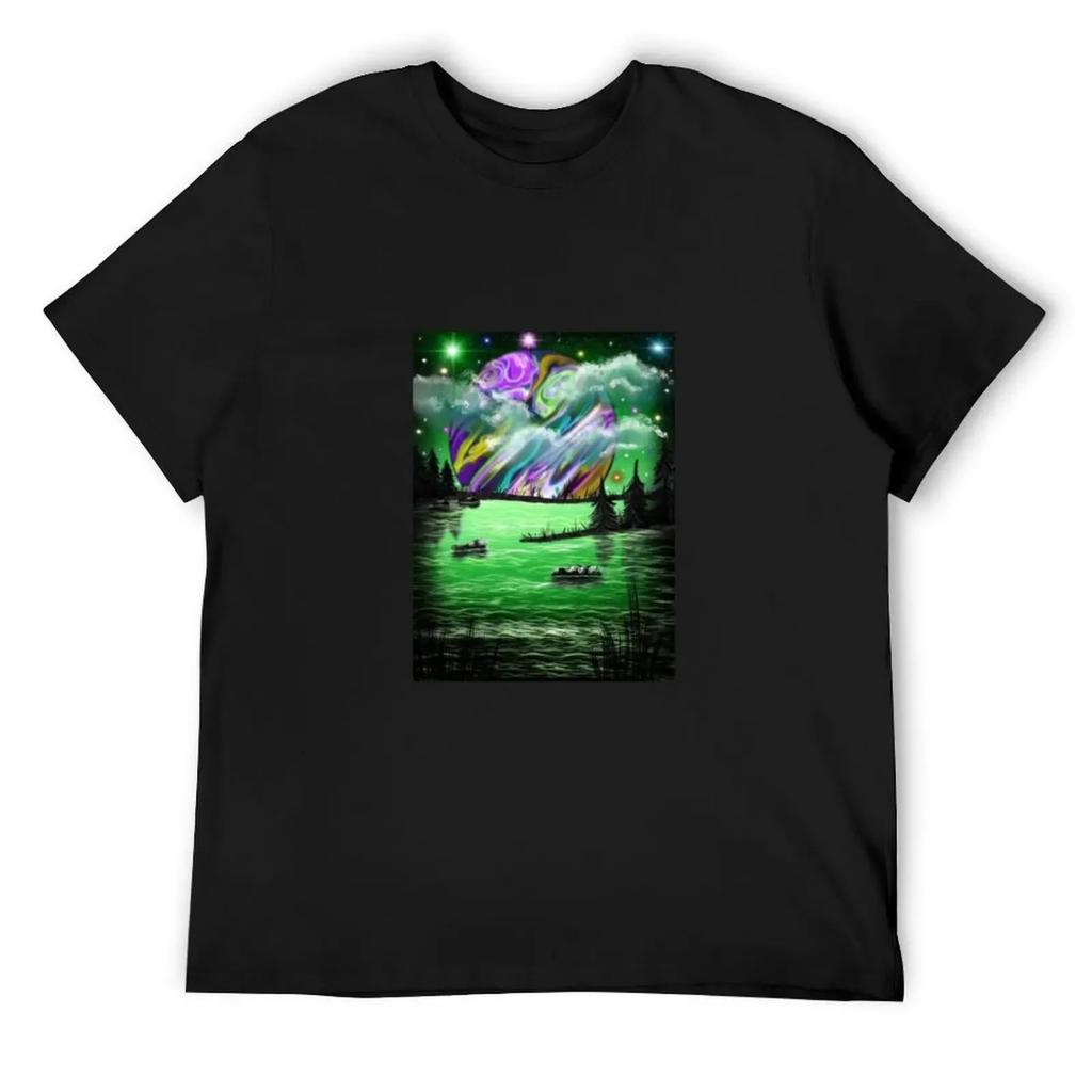 Футболка с планетарным видом аниме-фигурки essential t shirt аниме-штуки аниме-футболки футболки для мужчин