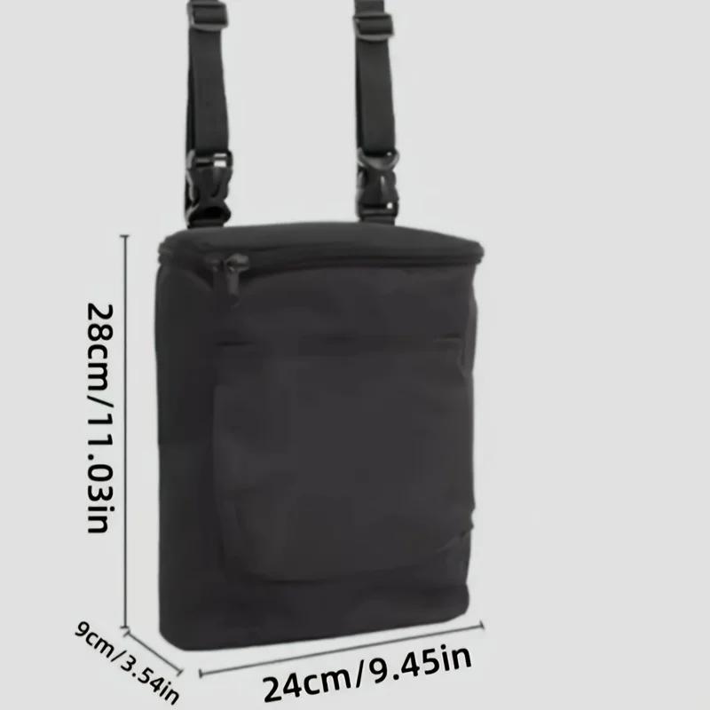 Сумка на руль из ткани Оксфорд большой вместимости, съемная сумка для хранения, подходит для мотоциклов и электромобилей