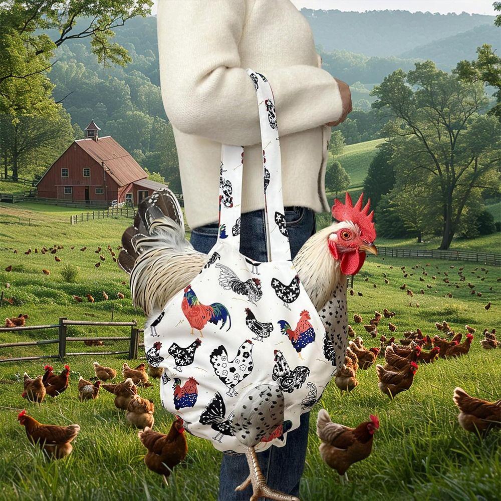 Adjustable Strap Hen Holder Bag Breathable Poultry Transport Handbag Pet Accessories