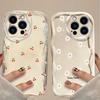 INS Чехол с вишней и ромашками для Samsung Galaxy A57 A37 A56 A16 A06 A17 A07 A55 A54 A26 A36 A34 A15 A35 A25 A53 A52 A14 A23 A24 A04 A32