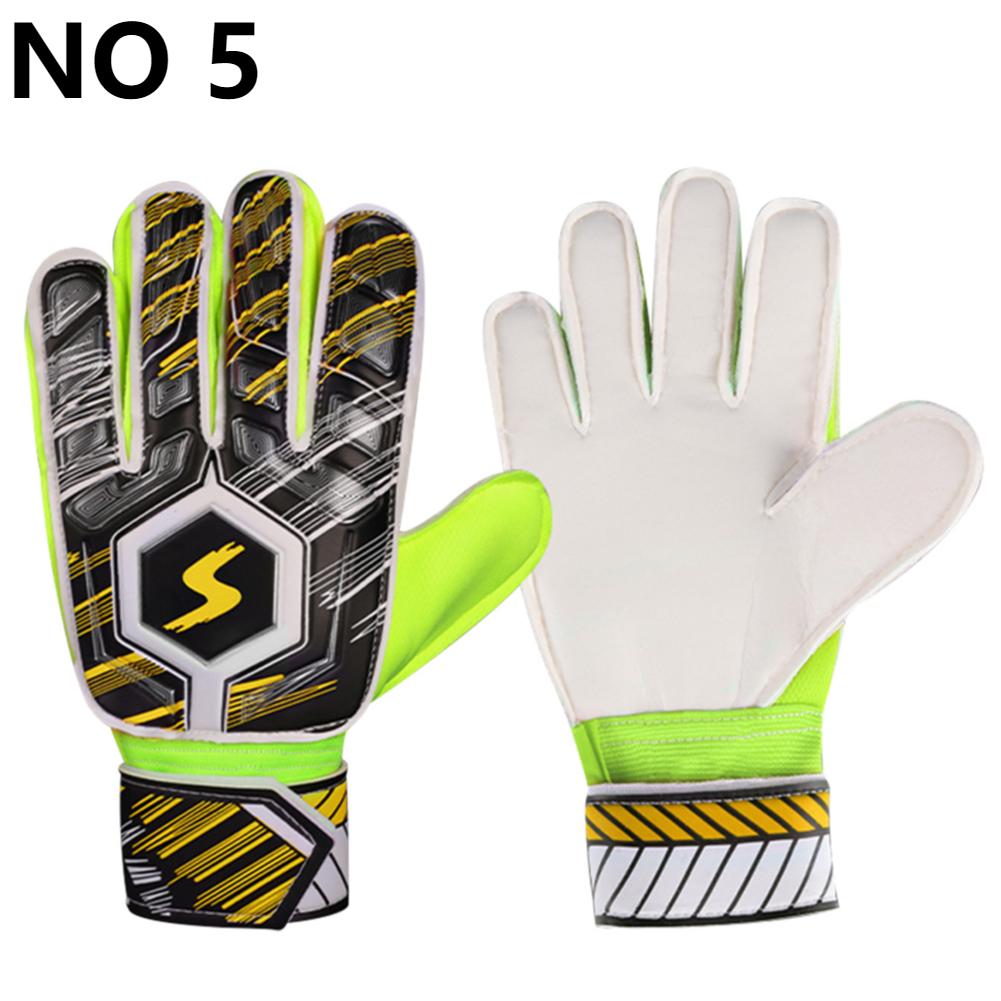 Goalkeeper Gloves Professional Breathable Soccer Goalie Gloves Thickened Full Finger Hand Protection Sports Training Accessories