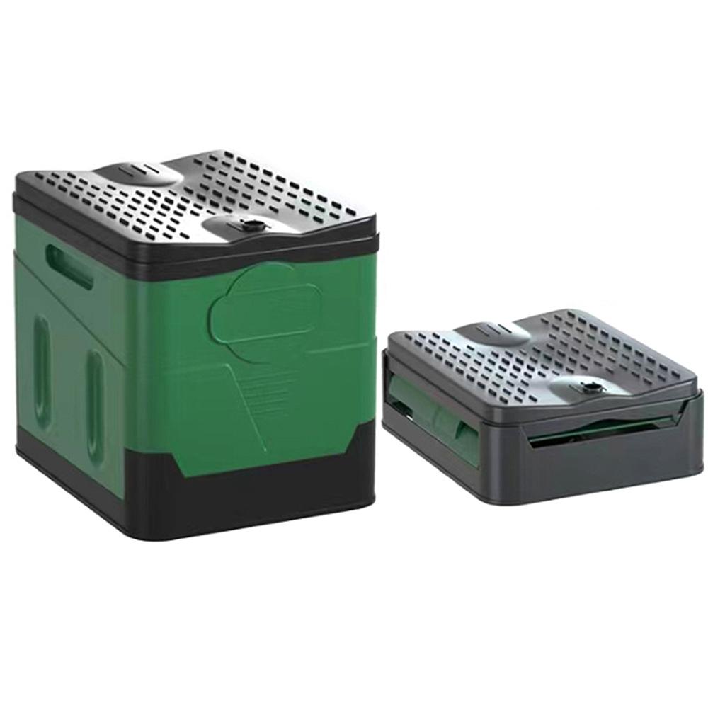 Портативный складной туалет, горшок для кемпинга на открытом воздухе с крышкой для кемпинга, пешего туризма, путешествий