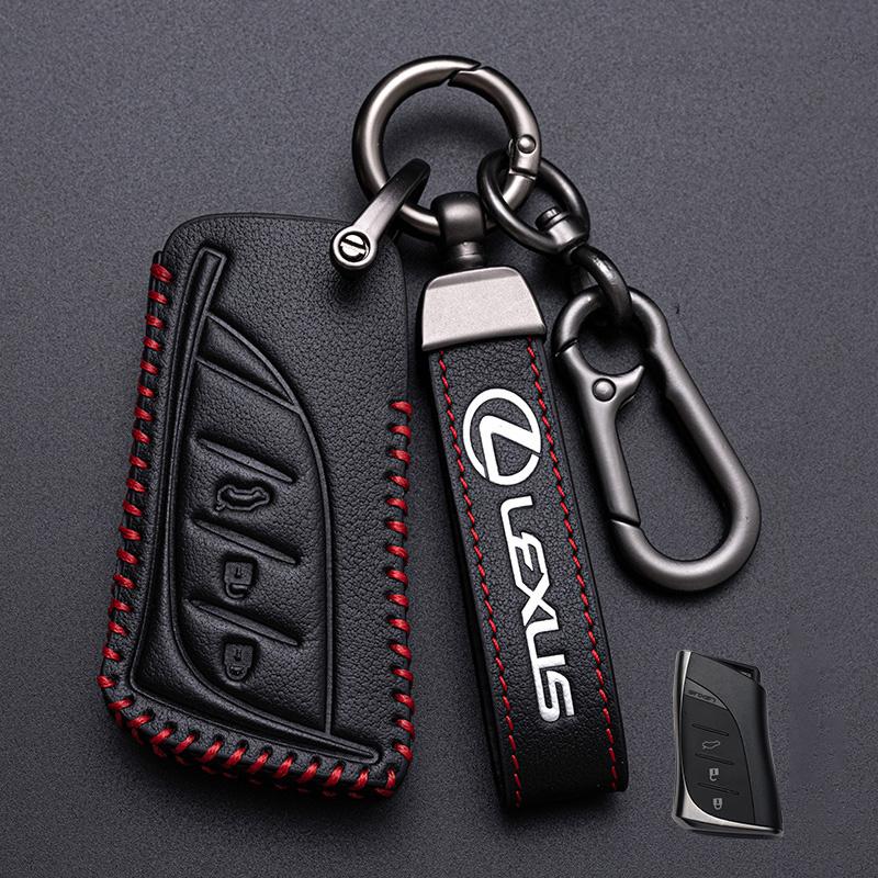 BJYL6 Leather Car Key Case Cover Shell Protection For Lexus NX ES UX US RC LX GX IS RX 200 250h 350h LS 450h 260h 300h UX200 Accessory