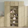 VidaXL Highboard Oak Sonoma 70x41x185 Cm Engineered Wood, Sideboard, Cupboard, Side Cabinet, Cabinet, 3281689