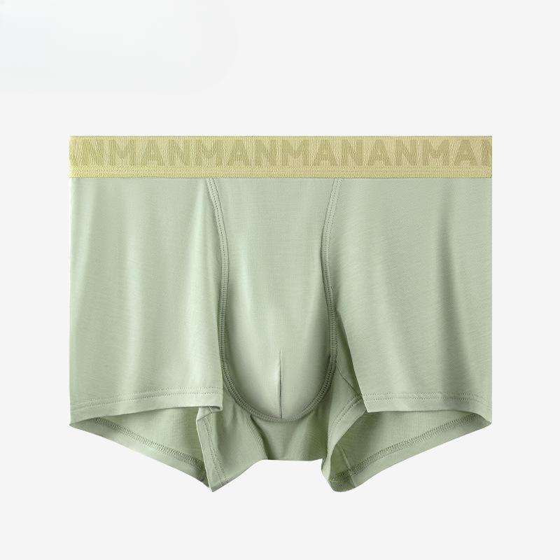 Мужское нижнее белье из чистого хлопка с антибактериальной внутренней частью, дышащее, однотонное, для мальчиков, для молодых мужчин, со средней посадкой