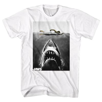 Jaws Marco Polo White Adult T-Shirt