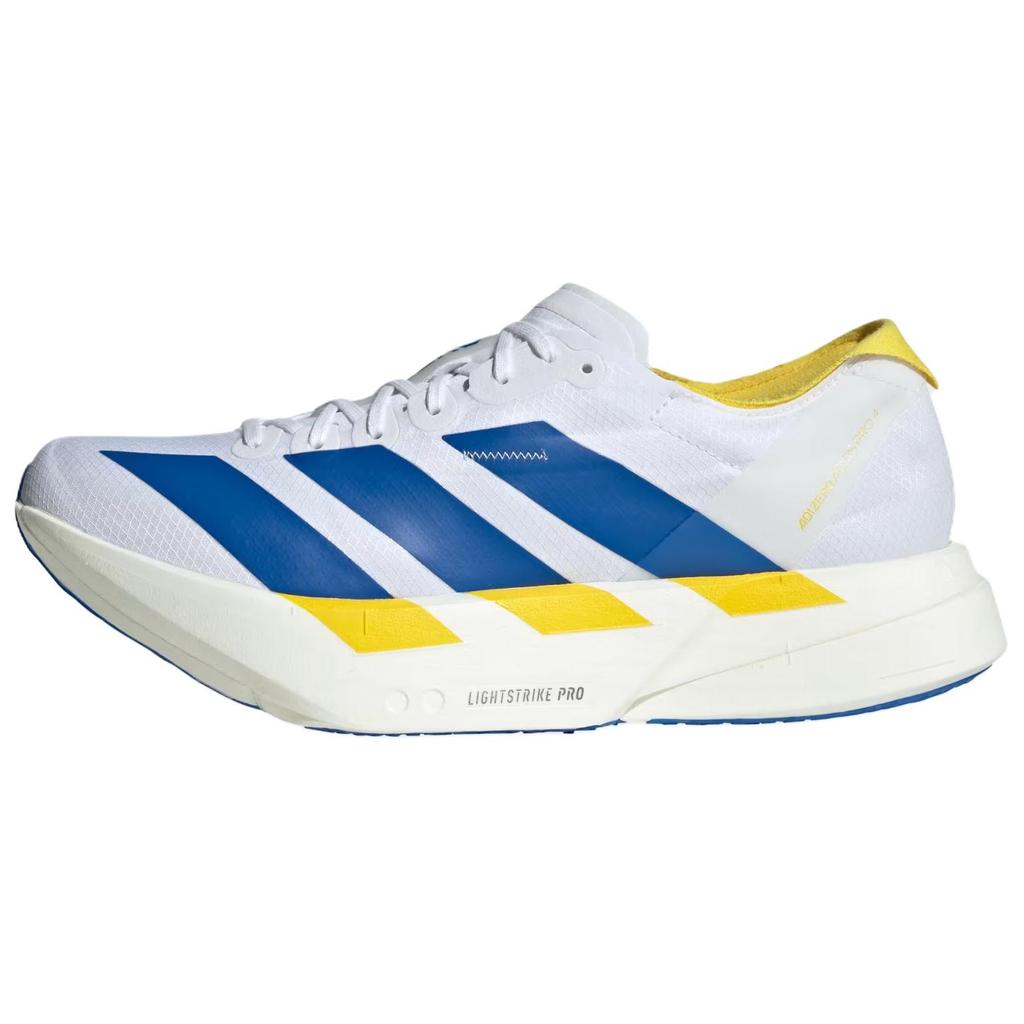 adidas Мужские беговые кроссовки Adizero Adios Pro 4 Белый Синий KI9388