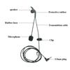 Neutral Football Referee Bluetooth Headset with In-Ear Walkie Talkie and 3.5mm Interface