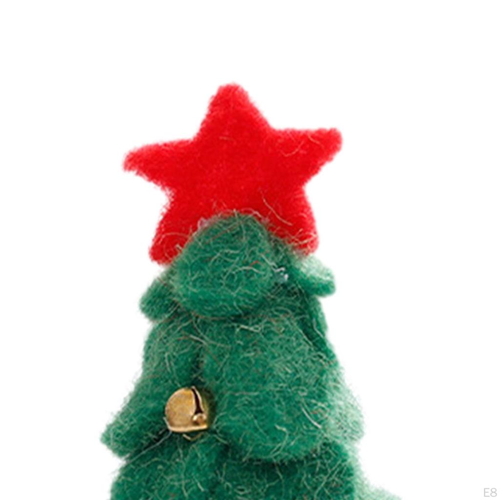 Рождественская елка настольное украшение ремесло искусство со звездами украшения стола для фестивалей книжная полка