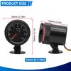 Car Tachometer Gauge 0-8000RPM Car Meter Black Case With White LED tacho For 1-8 Cylinders Gasoline 2" 52mm RPM Tachometer