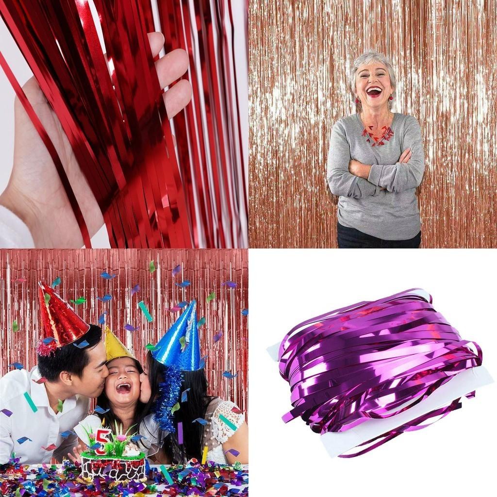 Блестящие фольгированные дождики с глиттером для потрясающих фонов для вечеринок