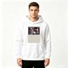 Men Anime Print Long Sleeve Pullover Hoodie Casual Heaven Earth Quote Graphic Sweatshirt for Daily Wear